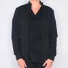 Healthcare Scrubology Core Lab Coats & Jackets | Scrubology Core Women'S Zip Front Scrub Jacket Black