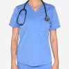 Healthcare Scrubology Core Scrub Tops | Scrubology Core Women'S V-Neck Scrub Top