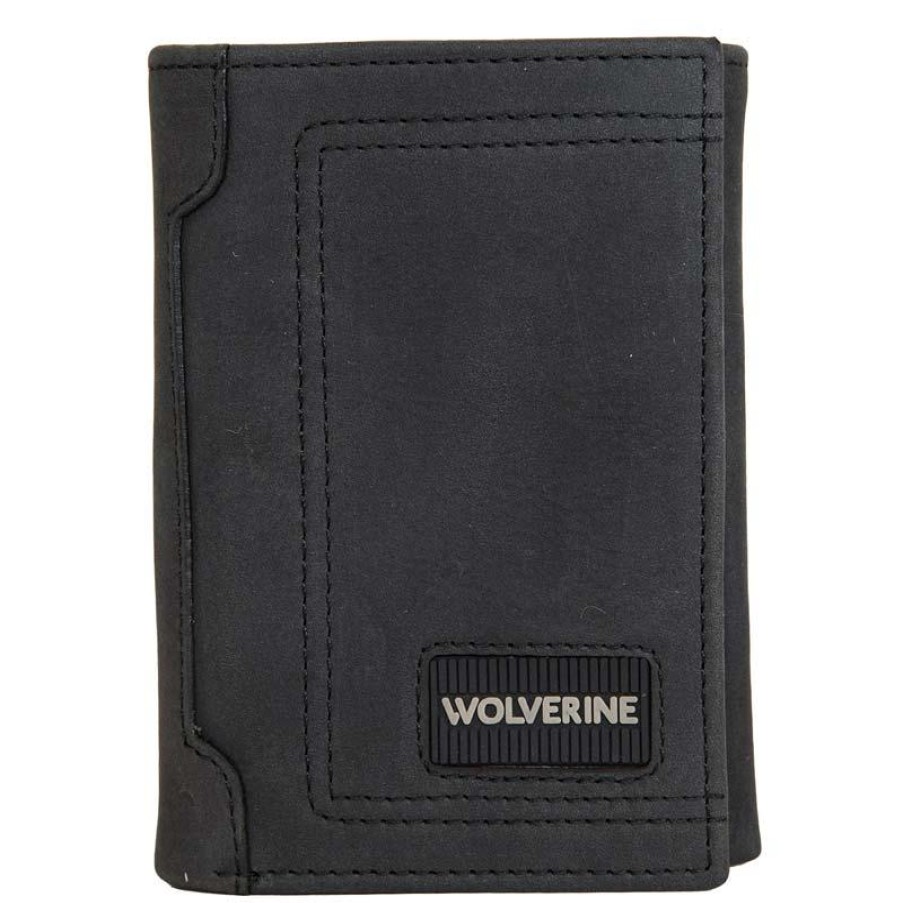 Accessories Wolverine Wallets | Wolverine Men'S Rugged Trifold Wallet