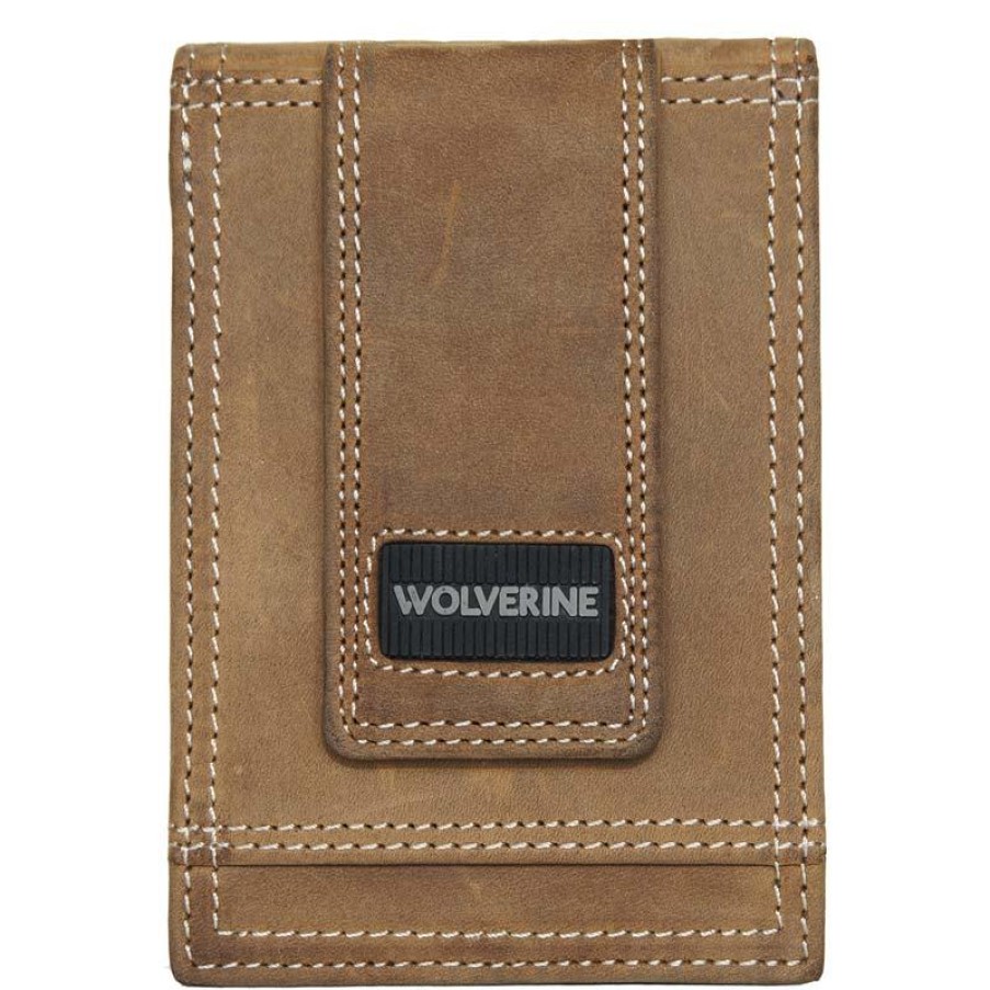 Accessories Wolverine Wallets | Wolverine Men'S Rugged Front Pocket Wallet