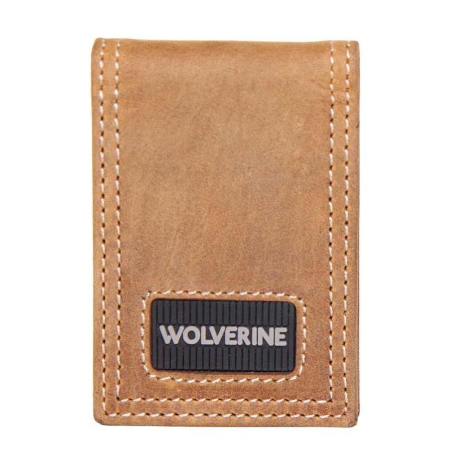 Accessories Wolverine Wallets | Wolverine Men'S Rugged Money Clip