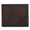 Accessories Wolverine Wallets | Wolverine Men'S I-90 Durashocks Bifold Wallet Black / Brown