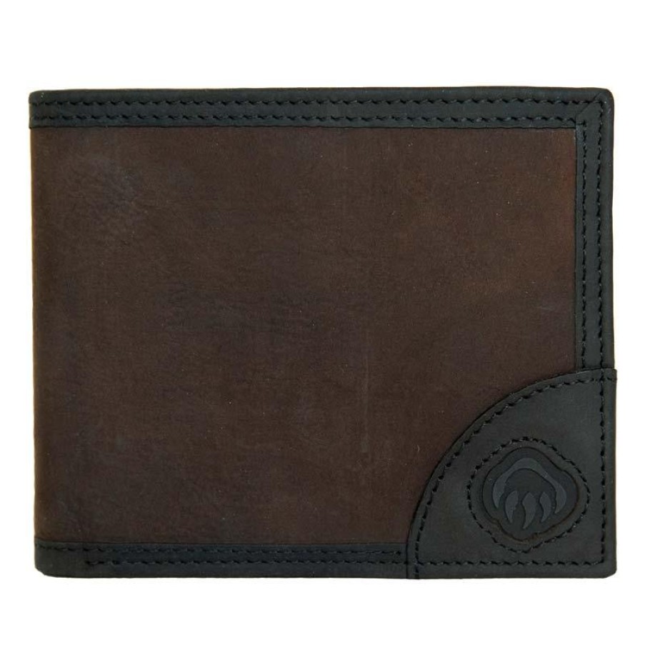 Accessories Wolverine Wallets | Wolverine Men'S I-90 Durashocks Bifold Wallet Black / Brown