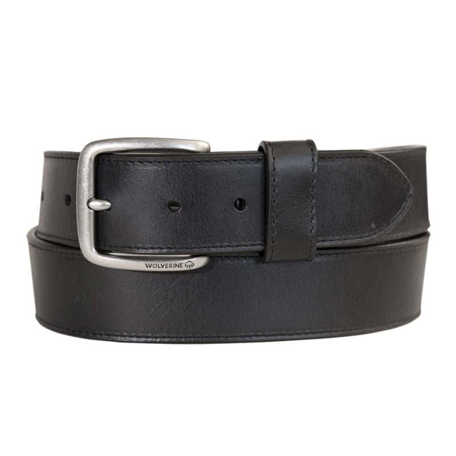 Accessories Wolverine Belts | Wolverine Men'S Signature Jean Belt