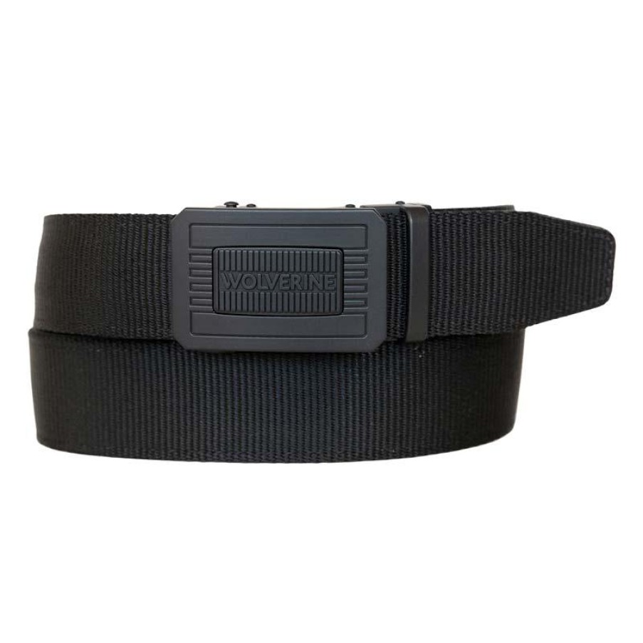 Accessories Wolverine Belts | Wolverine Men'S Ratchet Belt Black