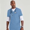 Healthcare Barco Unify Scrub Tops | Barco Unify Men'S Rally V-Neck Scrub Top