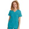 Healthcare Healing Hands Scrub Tops | Purple Label By Healing Hands Women'S Jill V-Neck Scrub Top