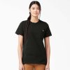 Workwear Dickies T-Shirts | Dickies Women'S Heavyweight Pocket T-Shirt