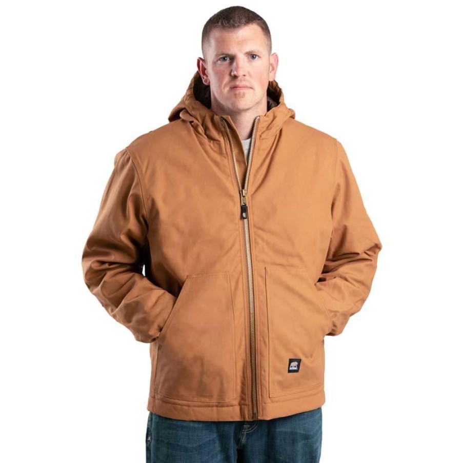 Outerwear Berne Jackets | Berne Men'S Heritage Insulated Duck Hooded Jacket