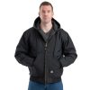 Outerwear Berne Jackets | Berne Men'S Icecap Insulated Hooded Jacket Black