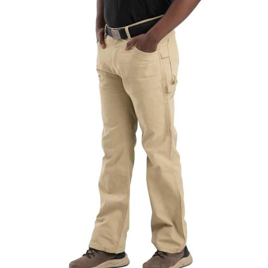 Workwear Berne Jeans | Berne Men'S Heartland Washed Duck Carpenter Pant