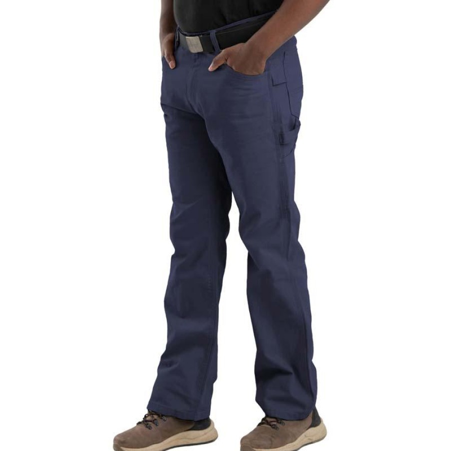 Workwear Berne Jeans | Berne Men'S Heartland Washed Duck Carpenter Pant