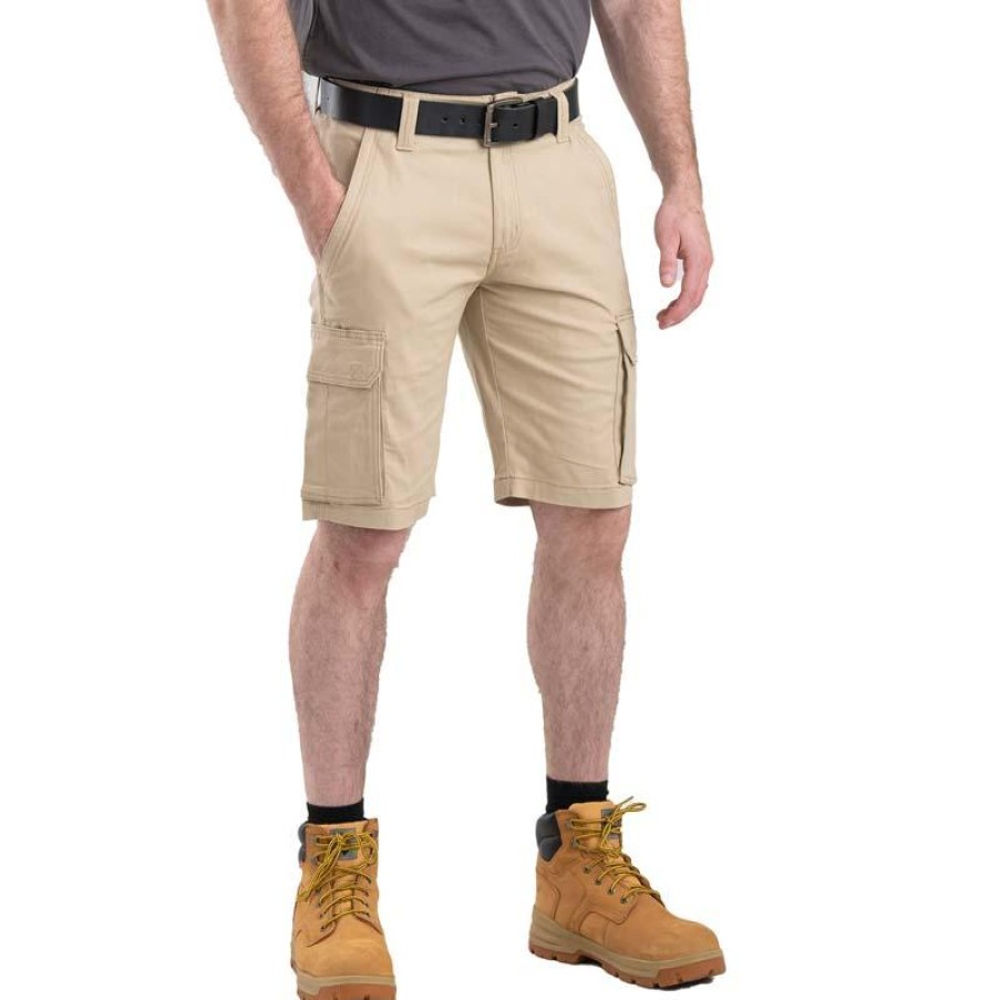 Workwear Berne Shorts | Berne Men'S Heartland 11" Flex Duck Work Short