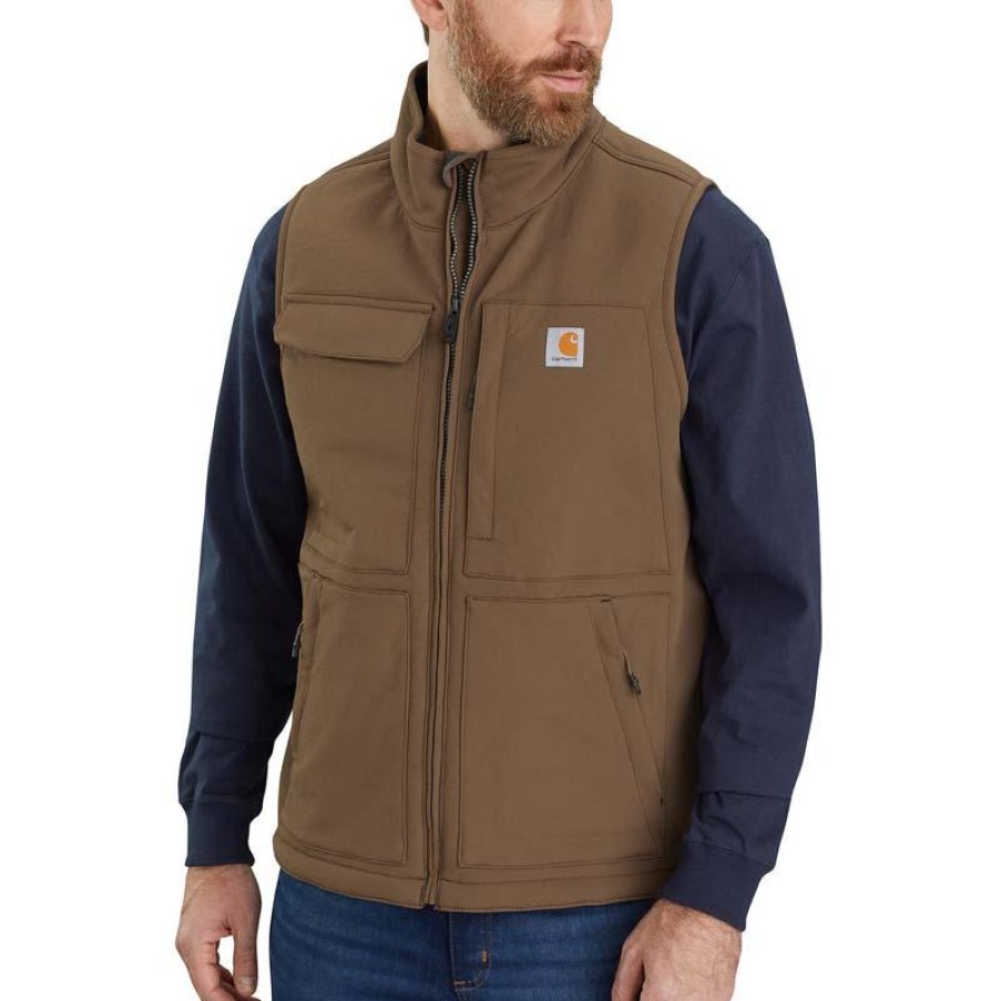 Outerwear Carhartt Vests | Carhartt Men'S Super Dux Sherpa Lined Vest