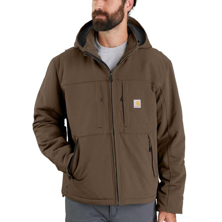 Outerwear Carhartt Jackets | Carhartt Men'S Super Dux Insulated Hooded Jacket