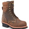 Footwear Carolina Logger | Carolina Men'S Hemlock Insulated Waterproof Composite Toe Logger Medium Brown