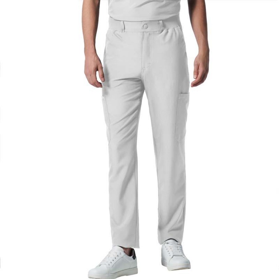 Healthcare Landau Forward Scrub Pants | Landau Forward Men'S Zip Fly Tapered Leg Cargo Scrub Pant