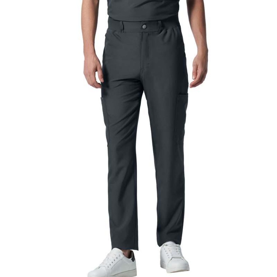 Healthcare Landau Forward Scrub Pants | Landau Forward Men'S Zip Fly Tapered Leg Cargo Scrub Pant