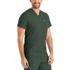 Healthcare Landau Forward Scrub Tops | Landau Forward Men'S 4 Pocket V-Neck Scrub Top