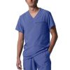 Healthcare Landau Forward Scrub Tops | Landau Forward Men'S Tuckable V-Neck Scrub Top