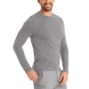 Healthcare Landau Forward Tees & Layering Pieces | Landau Forward Men'S Long Sleeve Knit Crewneck Tee