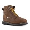 Footwear Iron Age Met Guard | Iron Age Men'S Groundbreaker 6" Steel Toe Met Guard Work Boot Brown