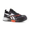 Footwear Reebok Non-Slip Shoes | Reebok Work Men'S Lavante Trail 2 Work Composite Toe Trail Work Shoe Black/Grey/Red