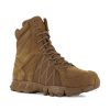 Footwear Reebok Tactical | Reebok Work Men'S Hyperium Trailgrip Tactical 8" Side Zip Boot Coyote