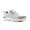 Footwear Rockport Athletic | Rockport Works Men'S Truflex Fly Blucher Work Composite Toe Sneaker Light Grey