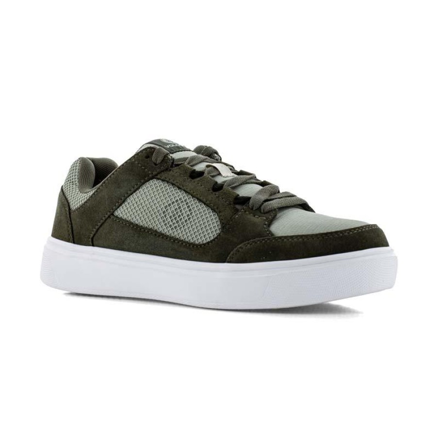 Footwear Volcom Non-Slip Shoes | Volcom Men'S Evolve Composite Toe Sd Skate Work Shoe Olive/Sage