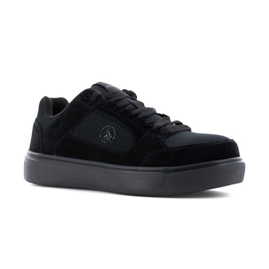 Footwear Volcom Athletic | Volcom Men'S Evolve Composite Toe Skate Work Shoe Black