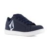 Footwear Volcom Non-Slip Shoes | Volcom Men'S Stone Composite Toe Skate Work Shoe Navy / Blue