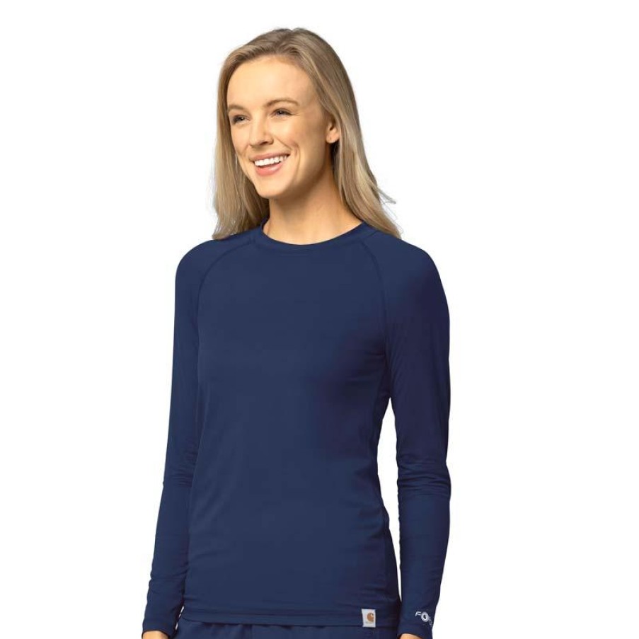 Healthcare Carhartt Cross-Flex Tees & Layering Pieces | Carhartt Force Cross-Flex Women'S Performance Tee