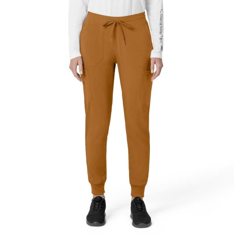 Healthcare Carhartt Cross-Flex Scrub Pants | Carhartt Force Cross-Flex Women'S Cargo Jogger Scrub Pant