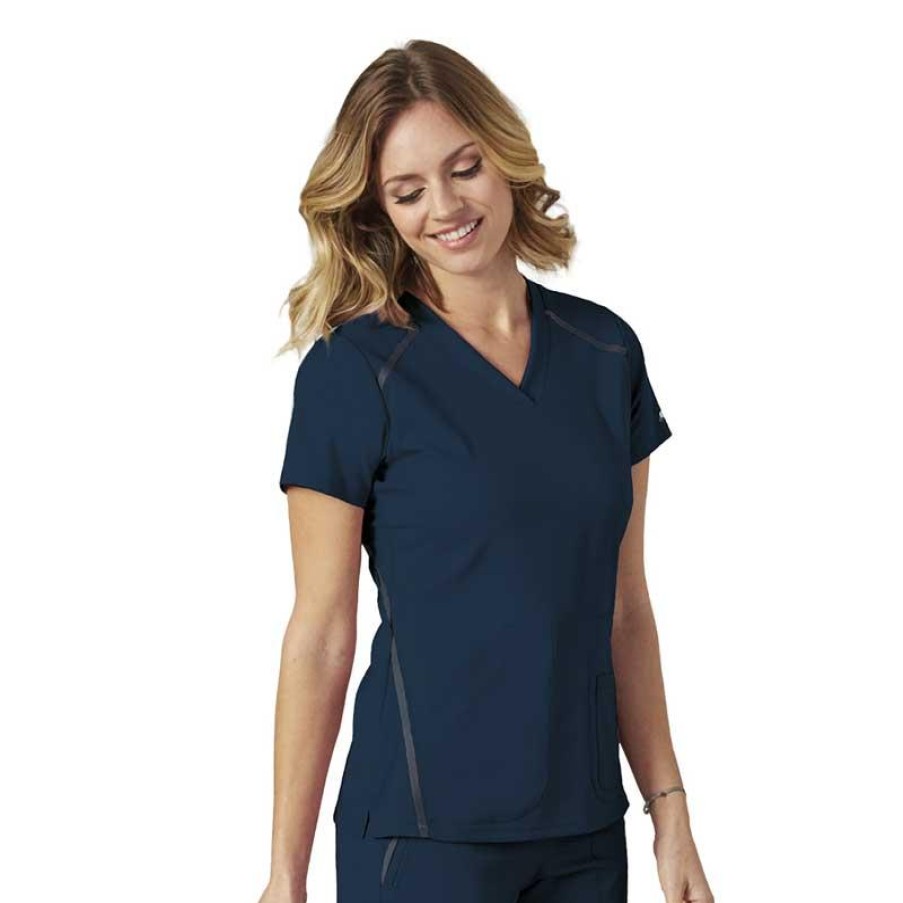 Healthcare Grey's Anatomy Impact Scrub Tops | Grey'S Anatomy Impact Women'S Elevate V-Neck Scrub Top