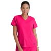 Healthcare Grey's Anatomy Scrub Tops | Grey'S Anatomy + Spandex Stretch Women'S Emma Scrub Top