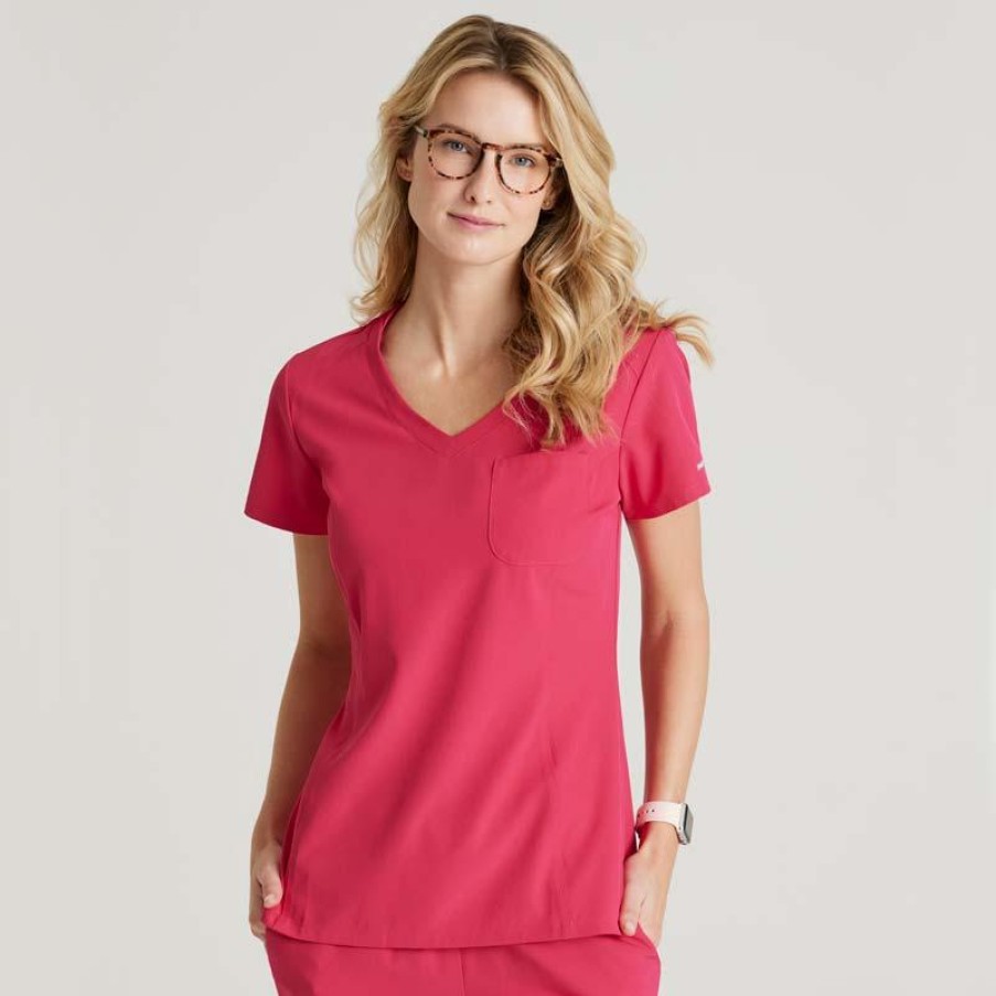 Healthcare Skechers by Barco Scrub Tops | Skechers By Barco Women'S Dignity Tuck-In Scrub Top