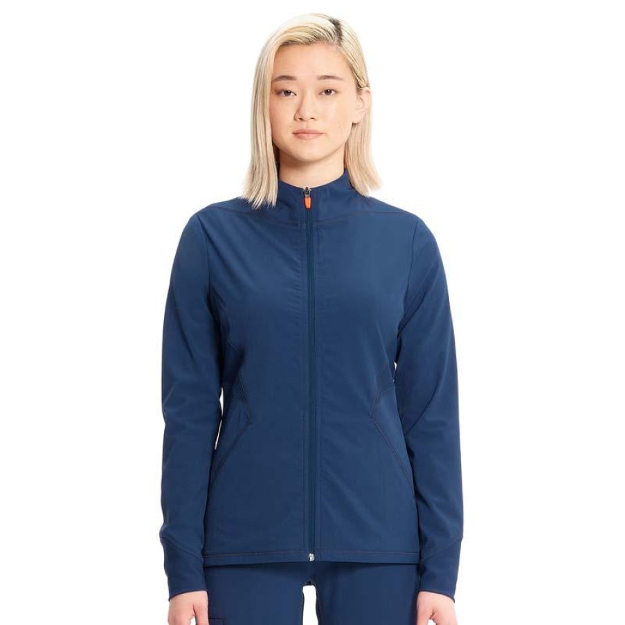 Healthcare Infinity GNR8 Lab Coats & Jackets | Infinity Gnr8 Women'S Zip Front Scrub Jacket