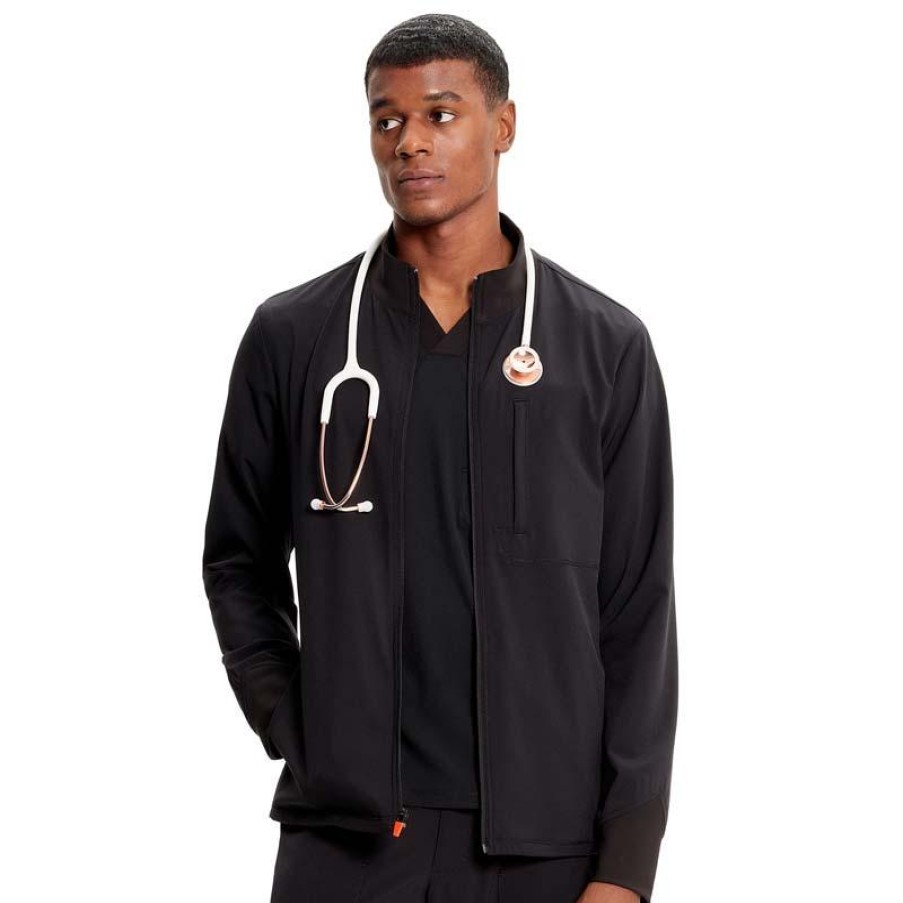 Healthcare Infinity GNR8 Lab Coats & Jackets | Infinity Gnr8 Men'S Zip Front Scrub Jacket