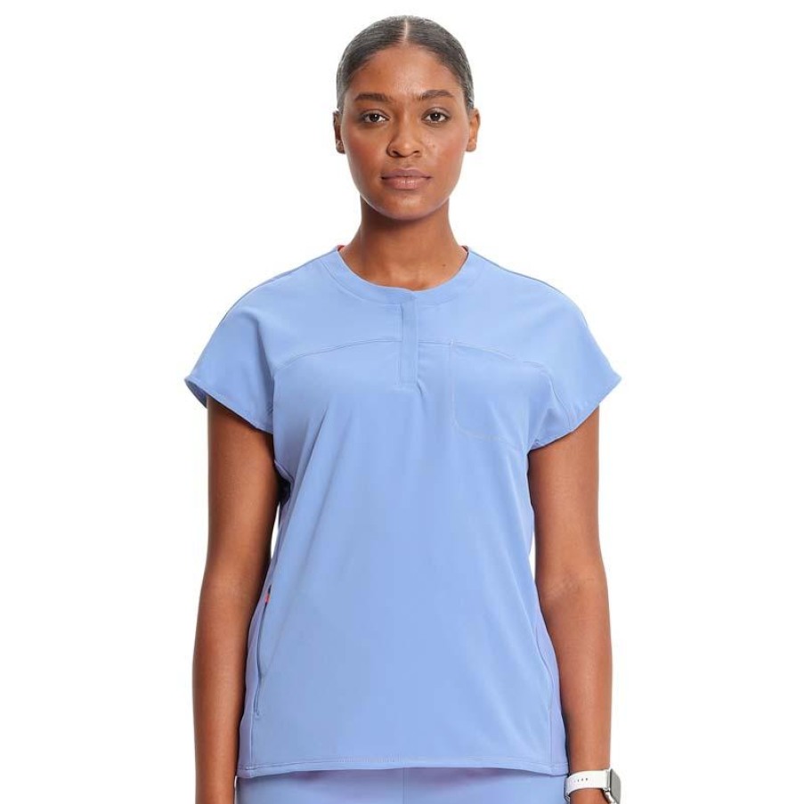 Healthcare Infinity GNR8 Scrub Tops | Infinity Gnr8 Women'S Henley Scrub Top