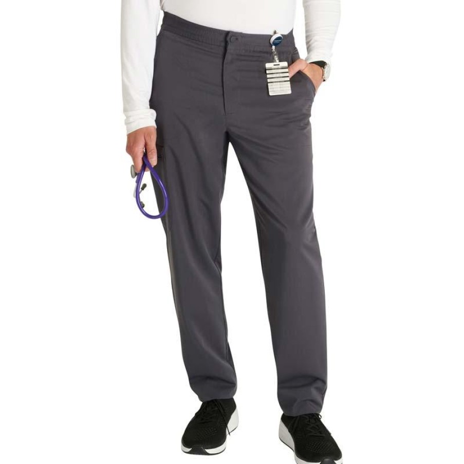 Healthcare Cherokee Atmos Scrub Pants | Cherokee Atmos Men'S Cargo Tapered Leg Scrub Pant