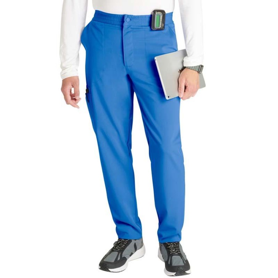 Healthcare Cherokee Atmos Scrub Pants | Cherokee Atmos Men'S Cargo Tapered Leg Scrub Pant